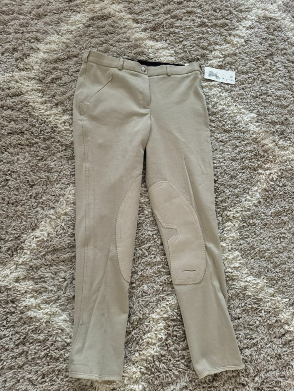 Tuff Rider Equestrian Breeches Pants Horse Riding Size 28 Regular Beige NWT